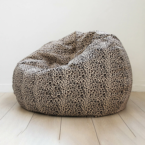 Animal print bean online bag chair